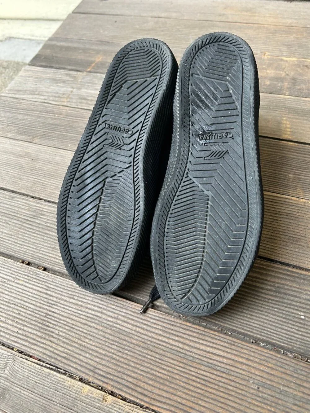 Cariuma OCA High Top All Black Suede Sneaker